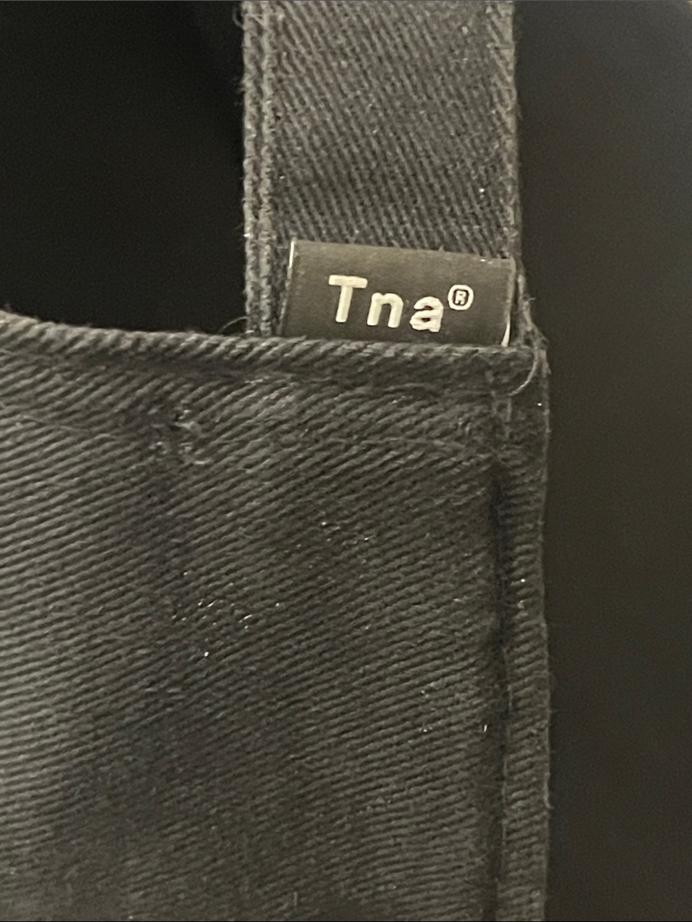 TNA Black Baseball Cap with White Logo Patch - Picture 5 of 8